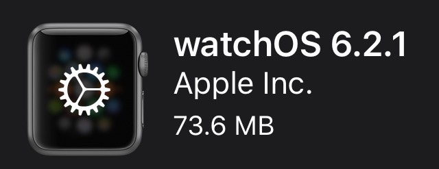 watchOS 6.2.1は1件のバグ修正のメンテナンスリリース